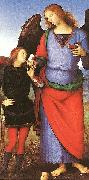 Pietro Perugino Tobias with the Angel Raphael oil on canvas